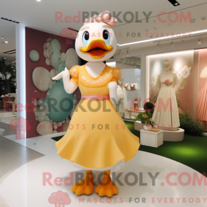 Postava maskota Peach Goose...