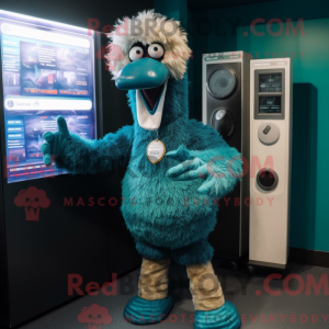 Disfraz de mascota Teal...