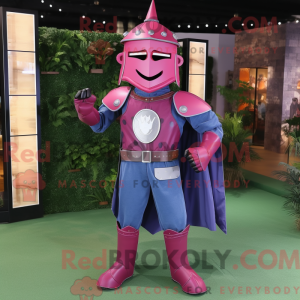 Magenta middeleeuwse ridder...