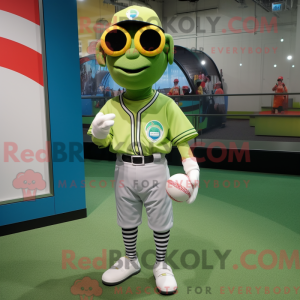 Postava maskota Lime Green...