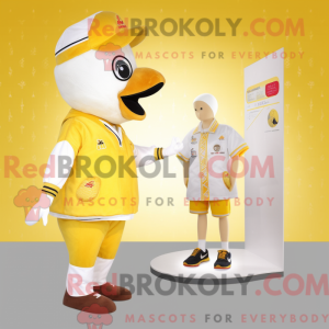 Guldgæs maskot kostume...