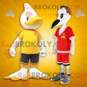 Costume de mascotte d oies...