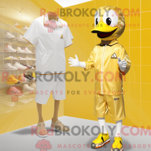 Guldgæs maskot kostume...