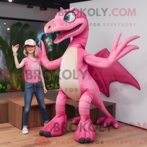 Pink Dimorphodon mascot...