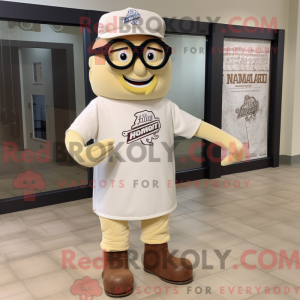 White Chocolate Bar mascot...