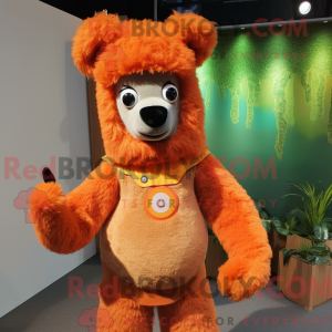Orange Alpaca mascot...