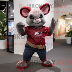 Maroon Chinchilla maskot...