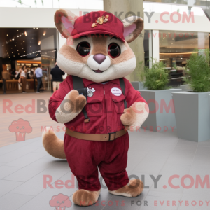 Maroon Chinchilla maskot...
