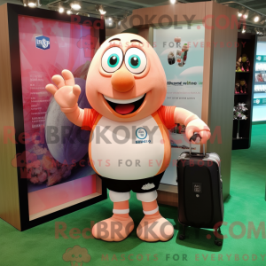 Peach Camera maskot kostume...