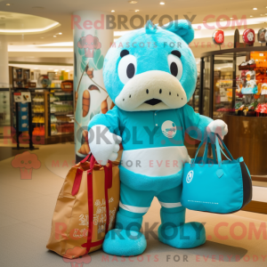 Turquoise Dim Sum mascot...