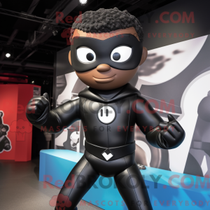 Black Superhero mascot...