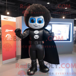 Black Superhero mascot...