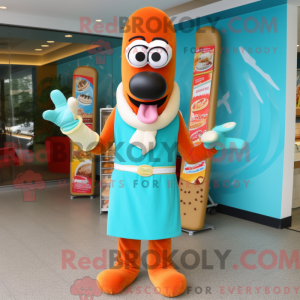 Disfraz de mascota Hot Dog...