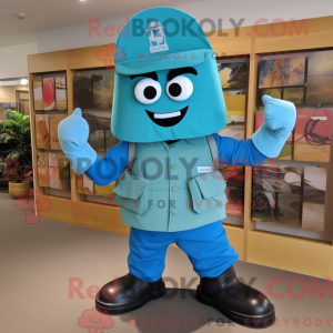 Turquoise Soldier mascot...