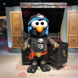 Black Treasure Chest maskot...