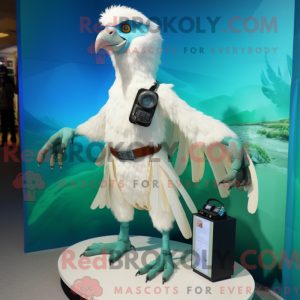 White Archeopteryx mascot...