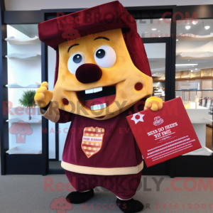 Personaggio mascotte Maroon...