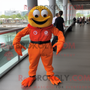 Disfraz de mascota Orange...