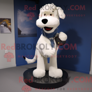 Maskotka White Dog składa...