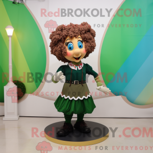 Oliven Irish Dancer maskot...