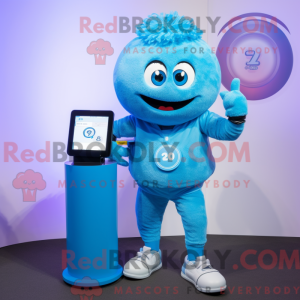 Disfraz de mascota Sky Blue...