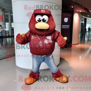 Maroon Mandarin mascotte...