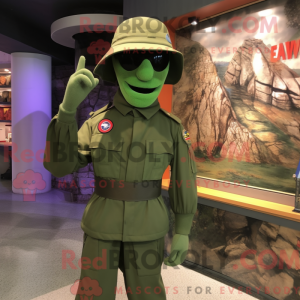 Oliven Gi Joe maskot...