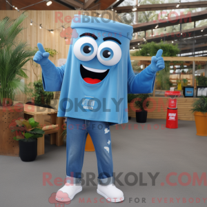 Postava maskota Blue Pad...