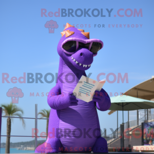Lilla Brachiosaurus maskot...