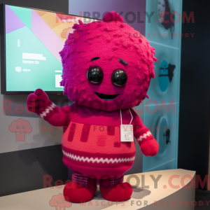 Magenta traz máscara de...