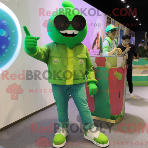 Disfraz de mascota de Green...