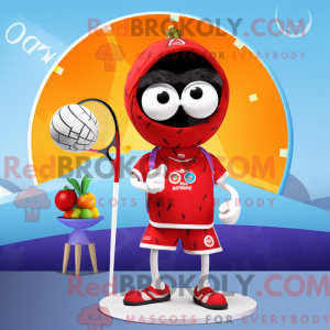 Tomatmaskotkostyme kledd...
