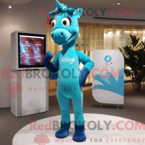 Disfraz de mascota Cyan...