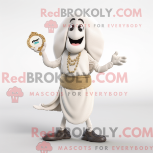 White Falafel mascot...