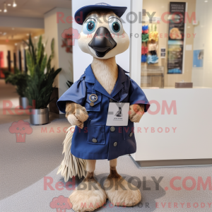 Navy Gosling maskot kostume...