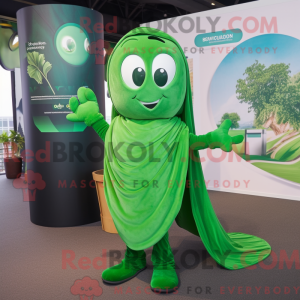 Green Green Bean mascot...