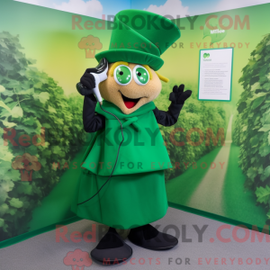 Forest Green Phone mascot...