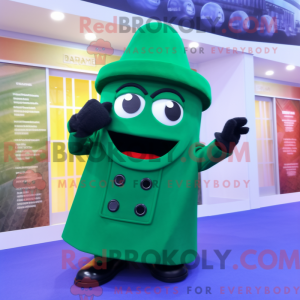 Forest Green Phone mascot...