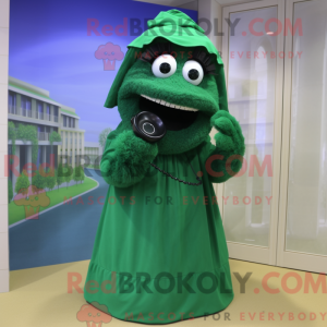 Forest Green Phone mascot...