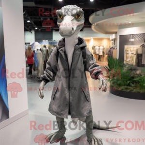 Gray Coelophysis mascot...