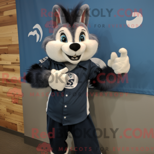 Navy Skunk maskot kostume...