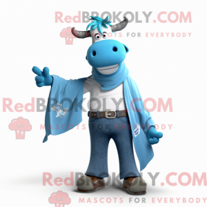 Himmelblå Guernsey Cow...