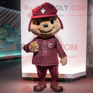 Maroon Arrow Of Love mascot...
