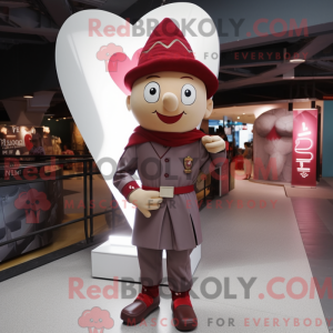 Maroon Arrow Of Love mascot...