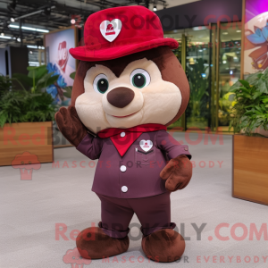 Maroon Arrow Of Love mascot...
