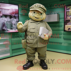 Army Soldier maskot kostume...