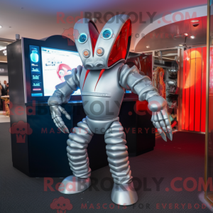 Silver Lobster mascot...