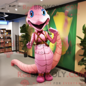 Maskottchenkostüm Pink...