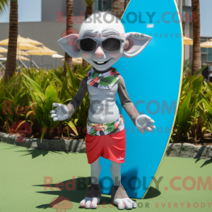 Grijze Elf mascottekostuum...