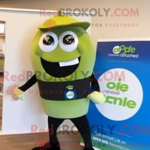 Olive Doctor maskot kostume...